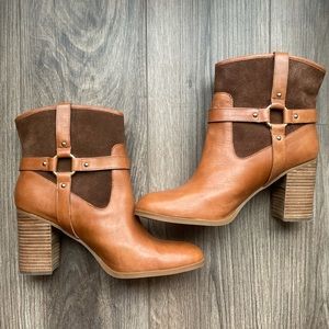 9.5 RALPH LAUREN Brown Dylan Riding Boots